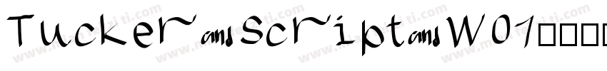 Tucker Script W01字体转换